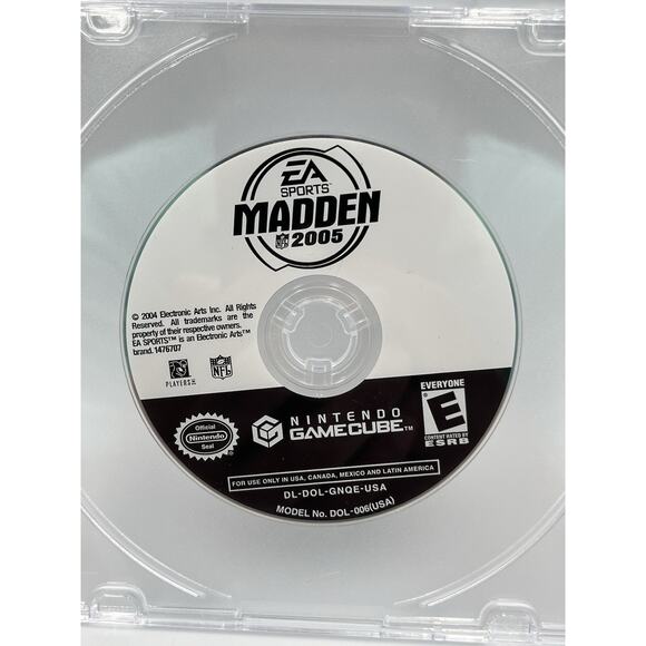 Madden NFL 2005 (Nintendo GameCube, 2004) Disc Only Tested Working - Picture 4 of 5